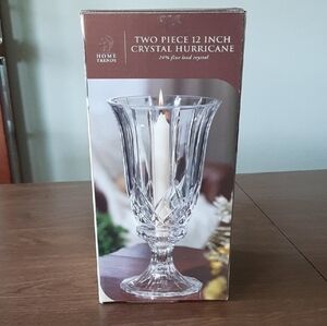 Crystal Hurricane Candle Holder - Clear